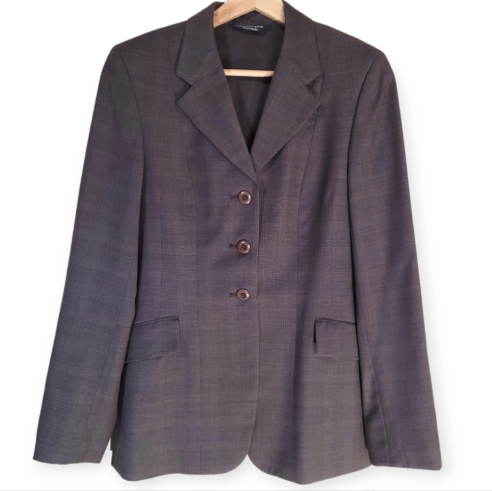 Grand Prix Gray Plaid Show Jacket